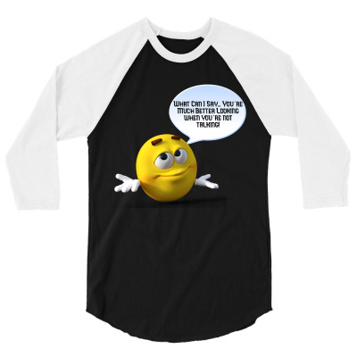 Funny Meme Cartoon Character Joke Meme T-shirt 3/4 Sleeve Shirt Designed By Arnaldo Da Silva Tagarro