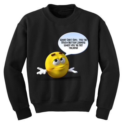 Funny Meme Cartoon Character Joke Meme T-shirt Youth Sweatshirt Designed By Arnaldo Da Silva Tagarro