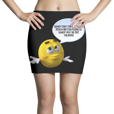 Funny Meme Cartoon Character Joke Meme T-shirt Mini Skirts Designed By Arnaldo Da Silva Tagarro