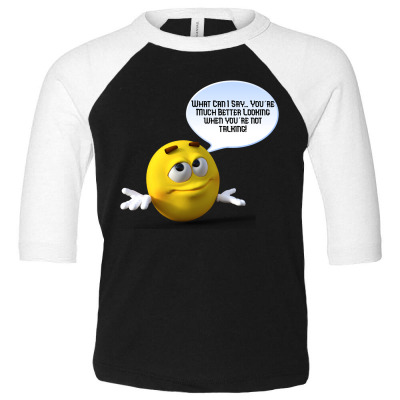 Funny Meme Cartoon Character Joke Meme T-shirt Toddler 3/4 Sleeve Tee Designed By Arnaldo Da Silva Tagarro