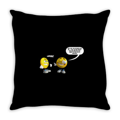Funny Meme Cartoon Funny Character Meme T-shirt Throw Pillow Designed By Arnaldo Da Silva Tagarro