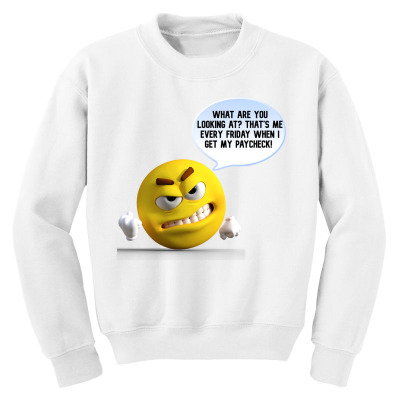 Funny Meme Cartoon Funny Character T-shirt Youth Sweatshirt Designed By Arnaldo Da Silva Tagarro