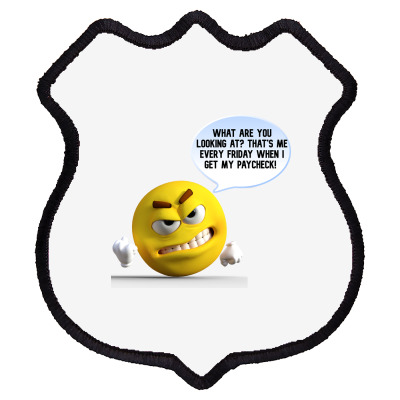 Funny Meme Cartoon Funny Character T-shirt Shield Patch Designed By Arnaldo Da Silva Tagarro