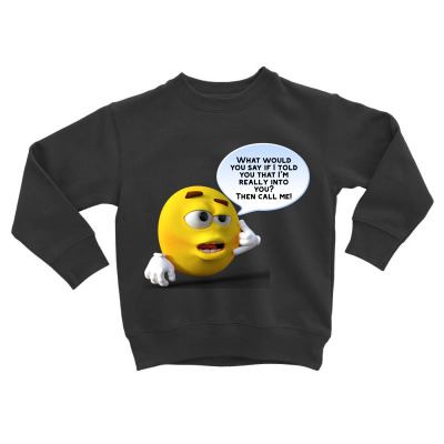 Funny Meme Line Cartoon Character  Joke T-shirt Toddler Sweatshirt Designed By Arnaldo Da Silva Tagarro