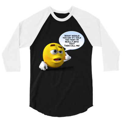 Funny Meme Line Cartoon Character  Joke T-shirt 3/4 Sleeve Shirt Designed By Arnaldo Da Silva Tagarro