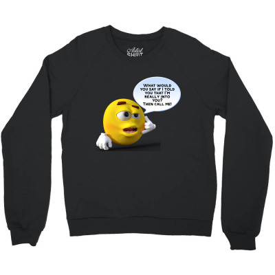Funny Meme Line Cartoon Character  Joke T-shirt Crewneck Sweatshirt Designed By Arnaldo Da Silva Tagarro