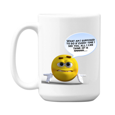 Funny Meme Character Cartoon  Joke T-shirt 15 Oz Coffee Mug Designed By Arnaldo Da Silva Tagarro