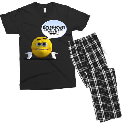 Funny Meme Character Cartoon  Joke T-shirt Men's T-shirt Pajama Set Designed By Arnaldo Da Silva Tagarro