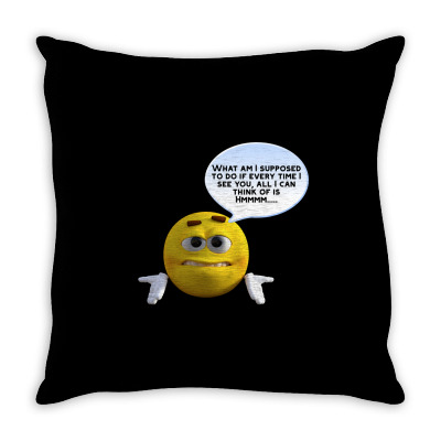 Funny Meme Character Cartoon  Joke T-shirt Throw Pillow Designed By Arnaldo Da Silva Tagarro