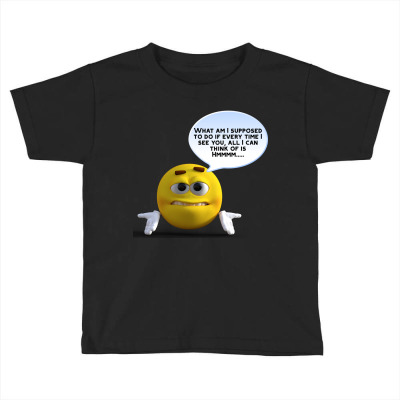 Funny Meme Character Cartoon  Joke T-shirt Toddler T-shirt Designed By Arnaldo Da Silva Tagarro