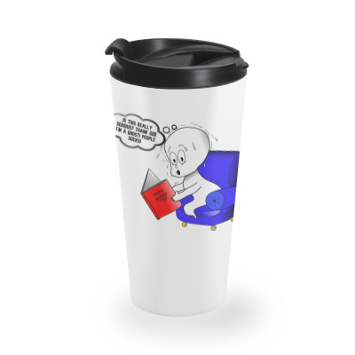 Funny Meme Character Cartoon T-shirt Travel Mug Designed By Arnaldo Da Silva Tagarro