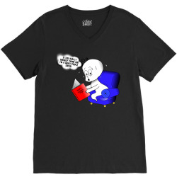 Funny Meme Character Cartoon T-shirt V-Neck Tee | Artistshot