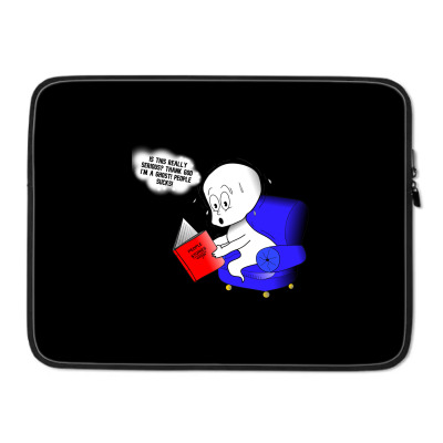 Funny Meme Character Cartoon T-shirt Laptop Sleeve Designed By Arnaldo Da Silva Tagarro