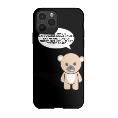 Funny Bear Cartoon Character Meme T-shirt Iphone 11 Pro Case Designed By Arnaldo Da Silva Tagarro