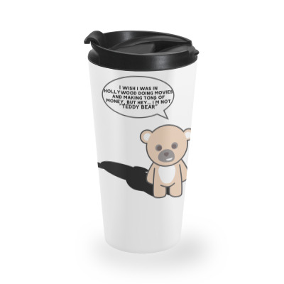 Funny Bear Cartoon Character Meme T-shirt Travel Mug Designed By Arnaldo Da Silva Tagarro