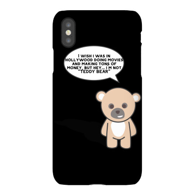 Funny Bear Cartoon Character Meme T-shirt Iphonex Case Designed By Arnaldo Da Silva Tagarro