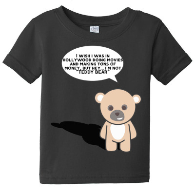 Funny Bear Cartoon Character Meme T-shirt Baby Tee Designed By Arnaldo Da Silva Tagarro