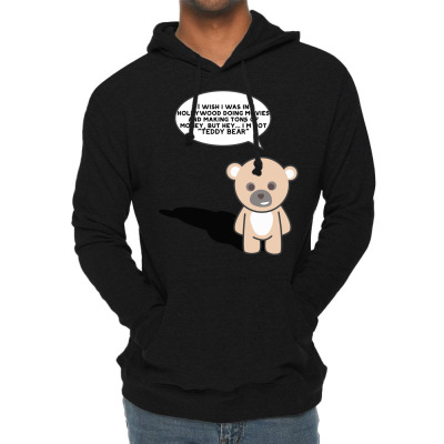 Funny Bear Cartoon Character Meme T-shirt Lightweight Hoodie Designed By Arnaldo Da Silva Tagarro