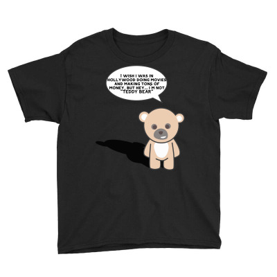 Funny Bear Cartoon Character Meme T-shirt Youth Tee Designed By Arnaldo Da Silva Tagarro