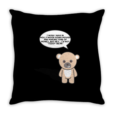 Funny Bear Cartoon Character Meme T-shirt Throw Pillow Designed By Arnaldo Da Silva Tagarro