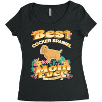 Dog Moms T  Shirt Best Cocker Spaniel Mom   Dog Mom, Dog Owner Gifts T Women's Triblend Scoop T-shirt | Artistshot