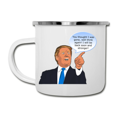 Trump Cartoon Funny Character Humor Meme T-shirt Camper Cup Designed By Arnaldo Da Silva Tagarro