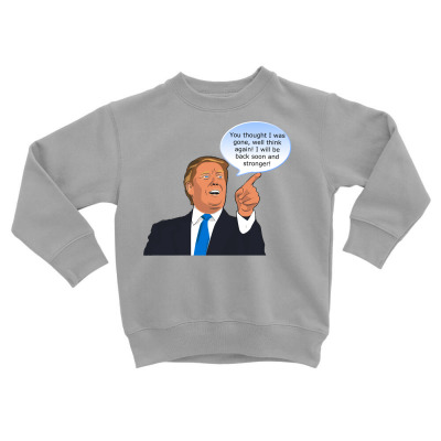 Trump Cartoon Funny Character Humor Meme T-shirt Toddler Sweatshirt Designed By Arnaldo Da Silva Tagarro