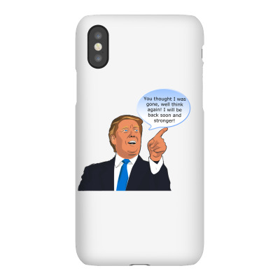 Trump Cartoon Funny Character Humor Meme T-shirt Iphonex Case Designed By Arnaldo Da Silva Tagarro