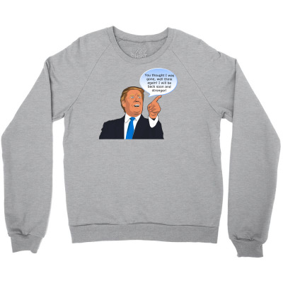 Trump Cartoon Funny Character Humor Meme T-shirt Crewneck Sweatshirt Designed By Arnaldo Da Silva Tagarro