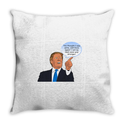 Trump Cartoon Funny Character Humor Meme T-shirt Throw Pillow Designed By Arnaldo Da Silva Tagarro