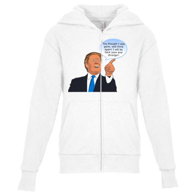 Trump Cartoon Funny Character Humor Meme T-shirt Youth Zipper Hoodie Designed By Arnaldo Da Silva Tagarro
