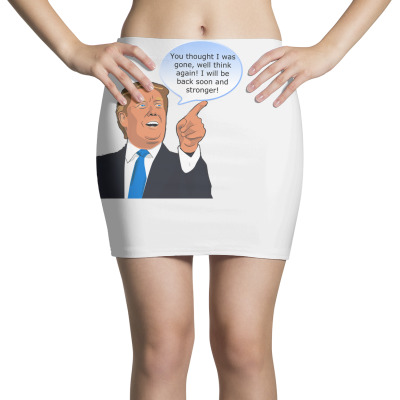 Trump Cartoon Funny Character Humor Meme T-shirt Mini Skirts Designed By Arnaldo Da Silva Tagarro