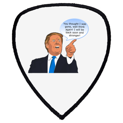 Trump Cartoon Funny Character Humor Meme T-shirt Shield S Patch Designed By Arnaldo Da Silva Tagarro