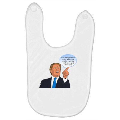 Trump Cartoon Funny Character Humor Meme T-shirt Baby Bibs Designed By Arnaldo Da Silva Tagarro