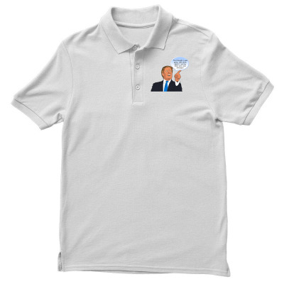 Trump Cartoon Funny Character Humor Meme T-shirt Men's Polo Shirt Designed By Arnaldo Da Silva Tagarro