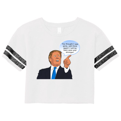 Trump Cartoon Funny Character Humor Meme T-shirt Scorecard Crop Tee Designed By Arnaldo Da Silva Tagarro