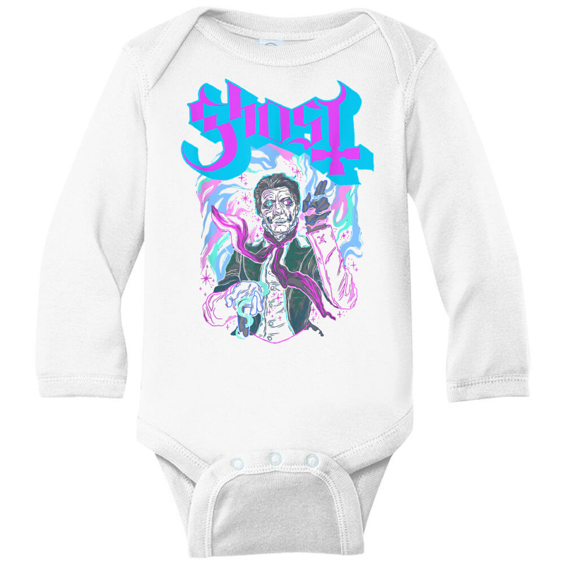 Ghost   Impera Hypnosis T Shirt Long Sleeve Baby Bodysuit by nycerecoverdell | Artistshot