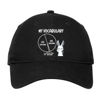 My Vocabulary Sarcasm Swearing Intellectual Discourse Rabbit T Shirt Adjustable Cap | Artistshot