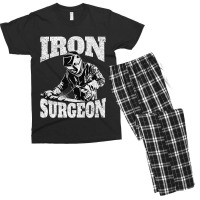 Welder Funny Welder Welding Weld Iron Surgeon Men's T-shirt Pajama Set | Artistshot