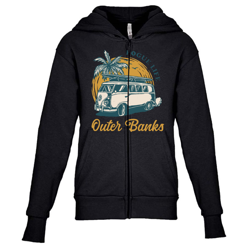 Outer Banks Pogue Life. Youth Zipper Hoodie by RacerDoom12 | Artistshot