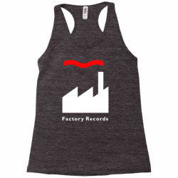 factory records   retro record label   mens music Racerback Tank | Artistshot