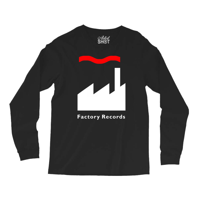 Factory Records   Retro Record Label   Mens Music Long Sleeve Shirts | Artistshot