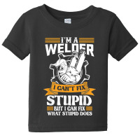 Welder Cool Welding Art For Welder Iron Worker Pipeliner 478 Baby Tee | Artistshot