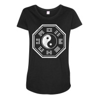 Kan & Li Bagua Yin Yang Tai Chi, Qi Gong, Tibetan Lotus T Shirt Maternity Scoop Neck T-shirt | Artistshot