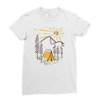 Camp Sunrise Ladies Fitted T-shirt | Artistshot