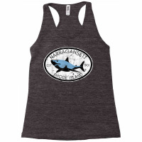 Narragansett Rhode Island Fishing Shark Fish Beach Vintage T Shirt Racerback Tank | Artistshot