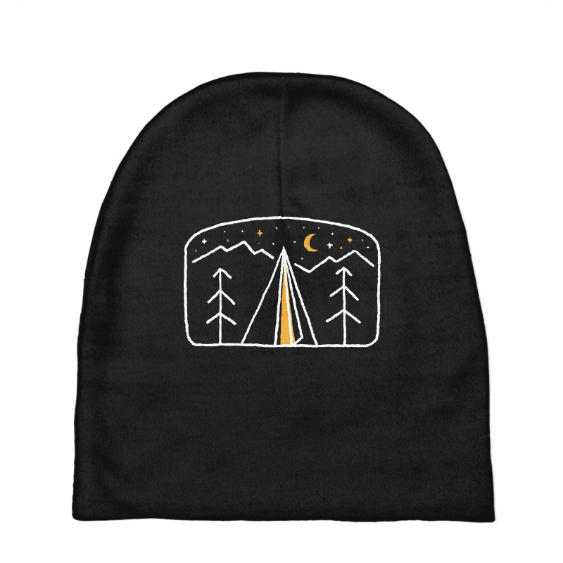 Night Camp For Dark Baby Beanies by Quilimo | Artistshot