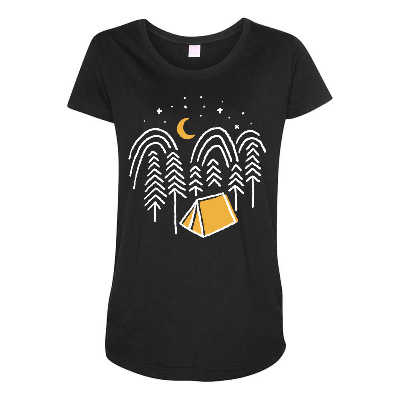 Beautiful Night For Dark Maternity Scoop Neck T-shirt by Quilimo | Artistshot