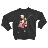 Sit With Pink Guitar Toddler Sweatshirt | Artistshot