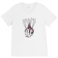 Arcade Fire Hand V-neck Tee | Artistshot